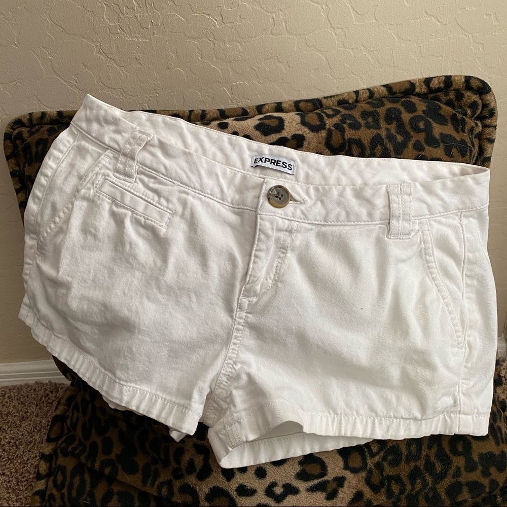 Express White Shorts